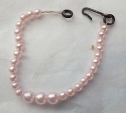 Plantation Belle pink pearl necklace
