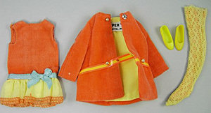 Vintage Skipper Living Skipper Very Best Velvet Set #1586 (1970 - 1971)