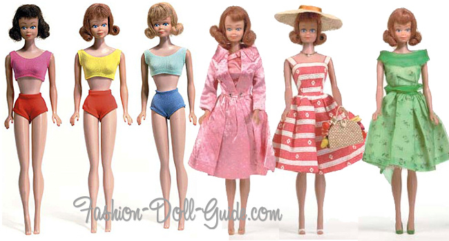 Vintage Straight Leg Midge Dolls