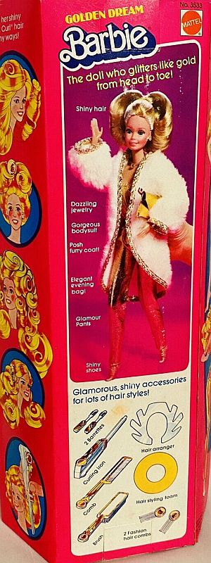 1980 Barbie Dolls Golden Dream Box