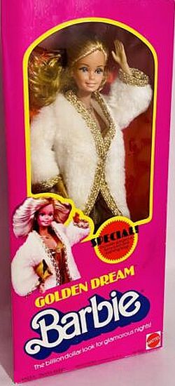 1980 Barbie Dolls Golden Dream Special Box Front