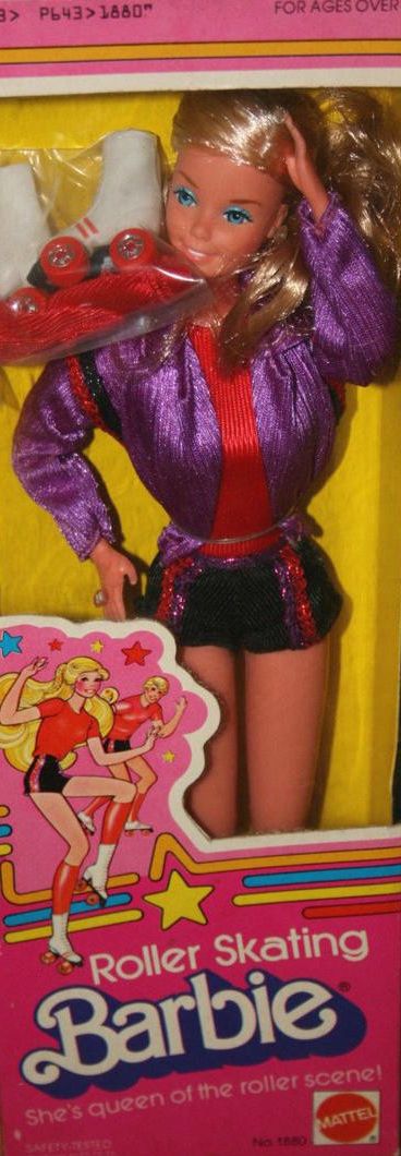 1980 Barbie Dolls Roller Skating Boxes