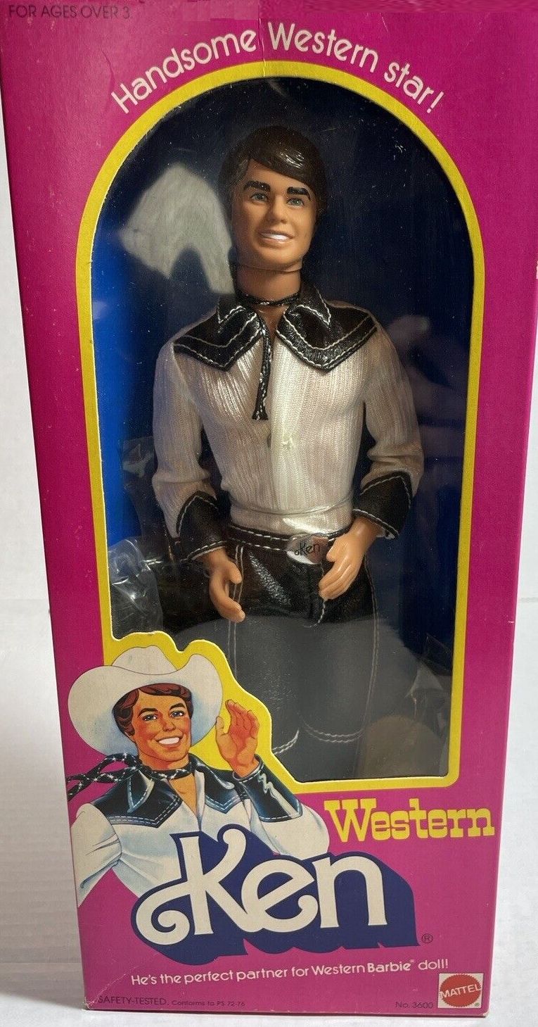 1980 Barbie Dolls Western Ken