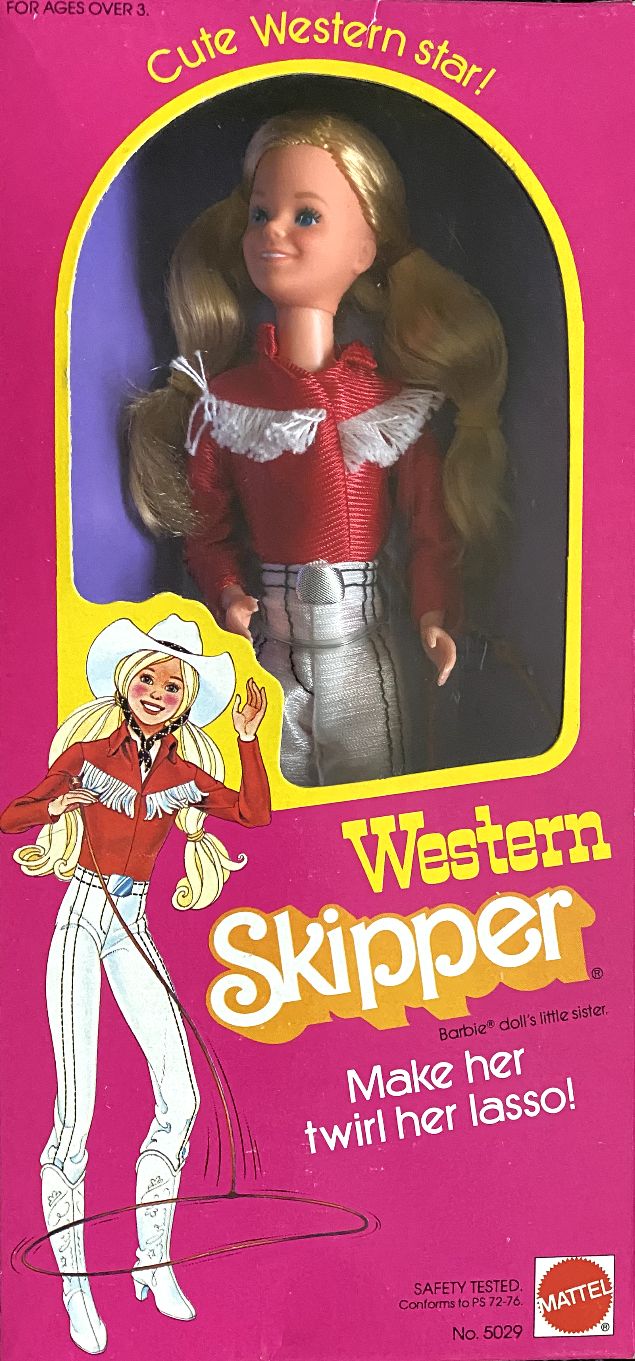 1980 Barbie Dolls Western Skipper