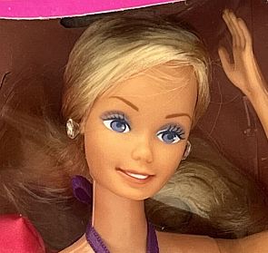 1982 Barbie Dolls Dream Date Face Closeup