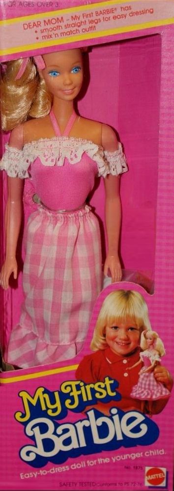 1982 Barbie Dolls My First Barbie 2
