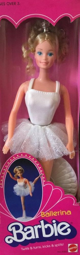 1983 Barbie Dolls Ballerina Box Front