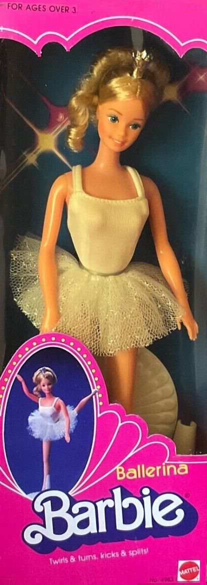 1983 Barbie Dolls Ballerina European