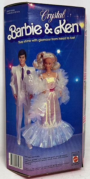 1983 Barbie Dolls Crystal Box Back