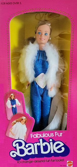1983 Barbie Dolls Fabulous Fur