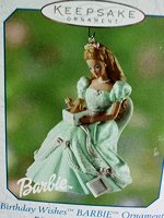 Birthday Wishes Barbie #2 Ornament