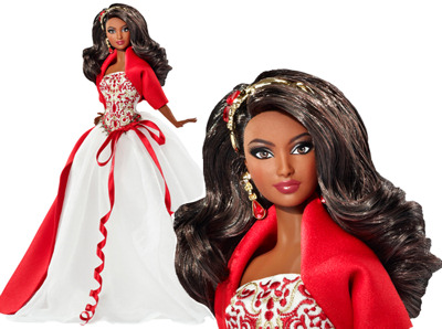 2010 African American Holiday Barbie Doll