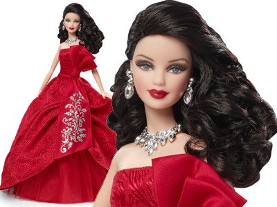 K-mart Limited Edition Brunette 2012 Holiday Barbie
