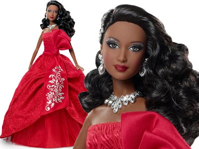 2012 African-American Holiday Barbie Doll