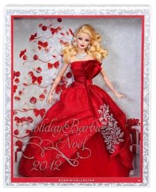 Blonde 2012 Holiday Barbie in box - nrfb