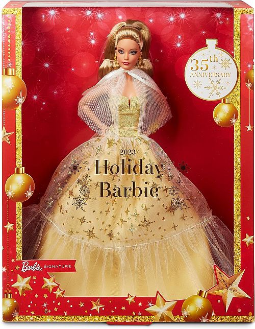 2023 Holiday Barbie Light Brown Hair