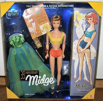 35th Anniversary Vintage Midge Doll Reproduction Gift Set