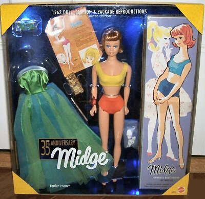 35th Anniversary Vintage Midge Doll Reproduction Gift Set