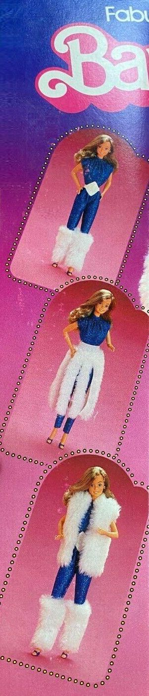 Barbie 1983 Fabulous Fur 3 Styles