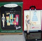 Barbie Travel Case & Mini Barbie Ornament