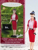 Busy Gal Barbie Ornament