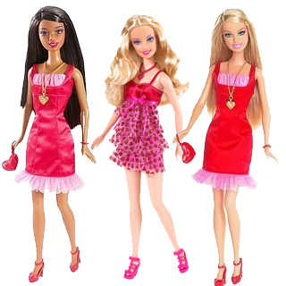 Valentine Barbie Dolls
