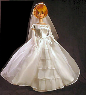 vintage barbie wedding dress