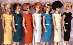 Vintage Barbie Fashion Pak Silk Sheath 