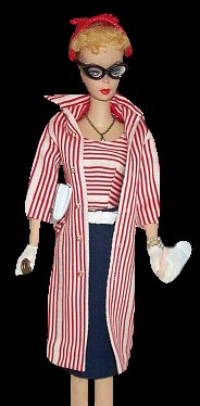 Vintage Barbie wearing Roman Holiday