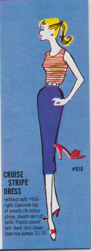 Cruise Stripes from vintage Barbie catalog
