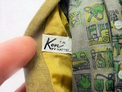 Vintage Ken Dreamboat Tag