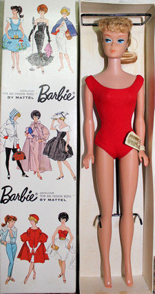 1962 - 1964 Ponytail Barbie Box